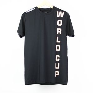 Diadora T-Shirt Soccer Football World Cup Size Small Black AS11